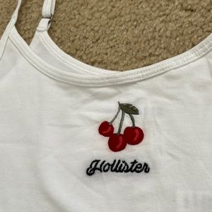 HOLLISTER Cherry Cotton Tank Top